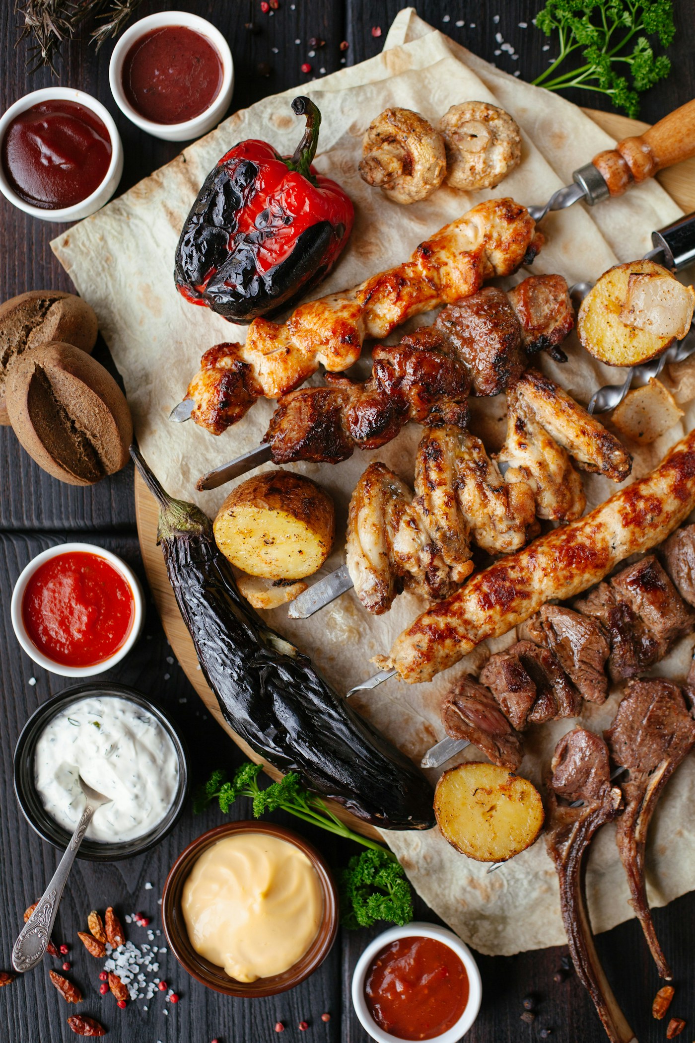 Grilled barbecue
