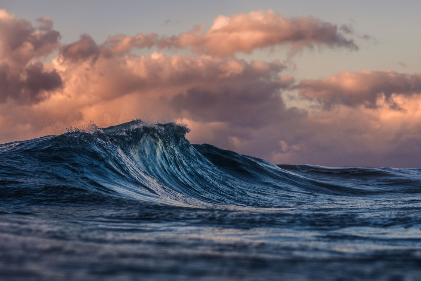 Waves on the shore